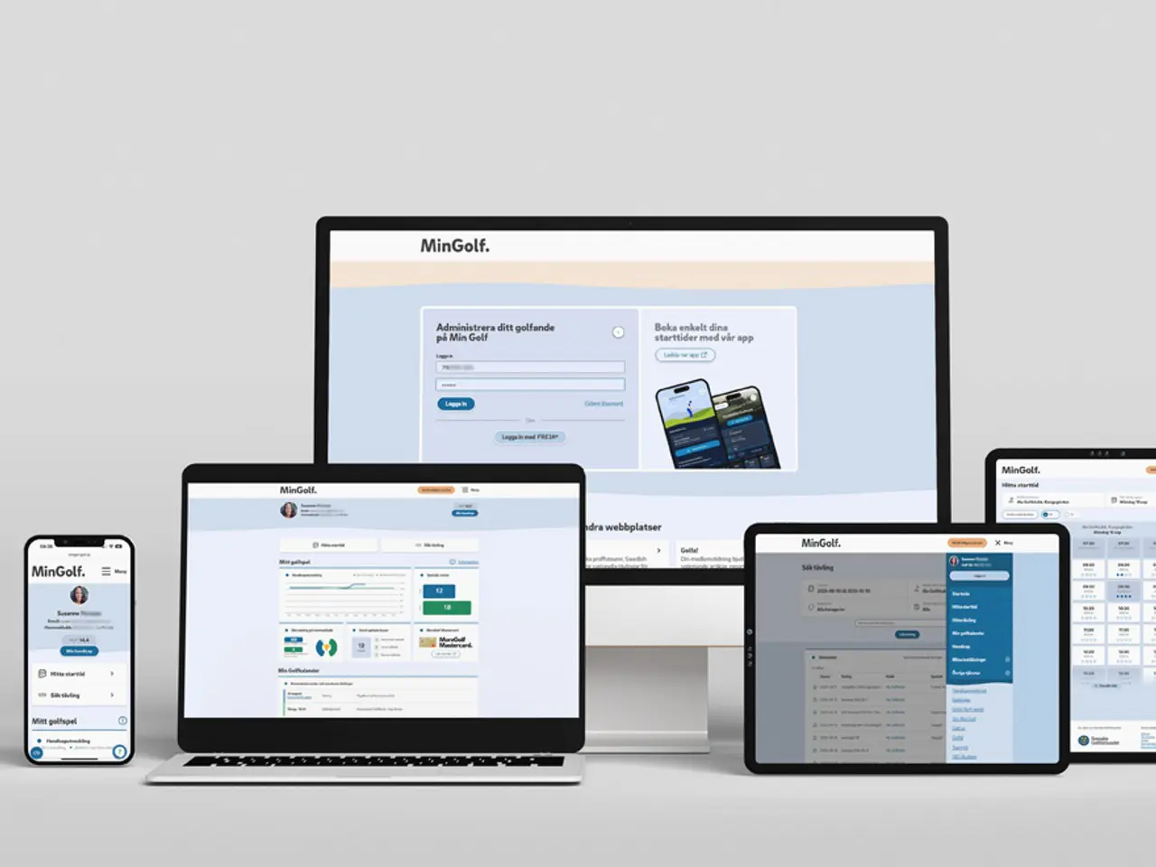 Viktigt om ditt Min Golf-konto 