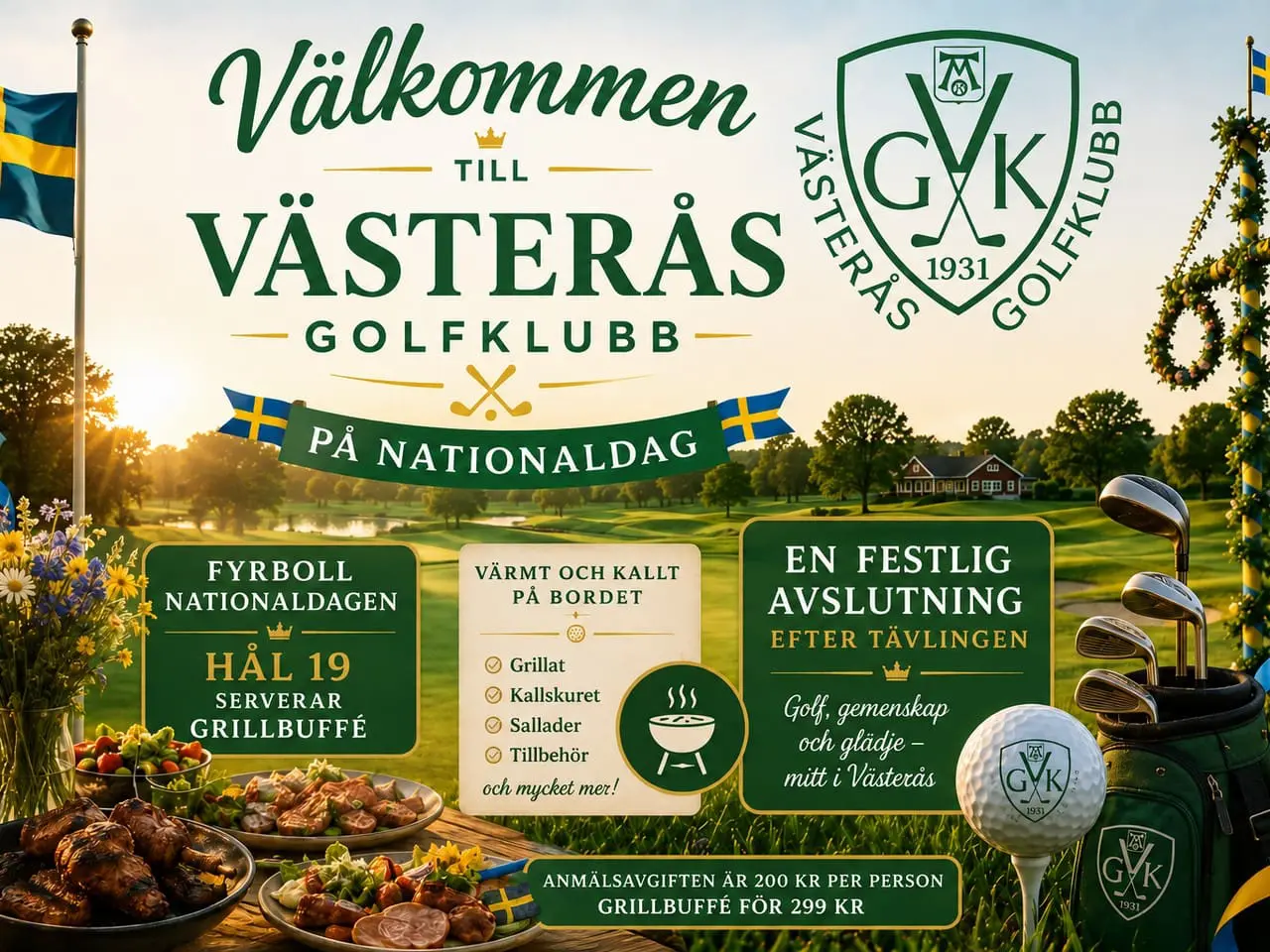 Nationaldagsgolf - Bästboll
