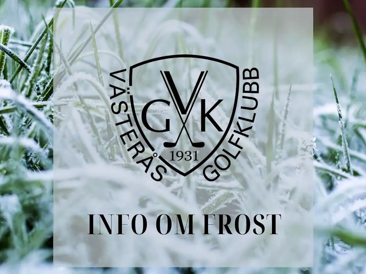 Info om frost