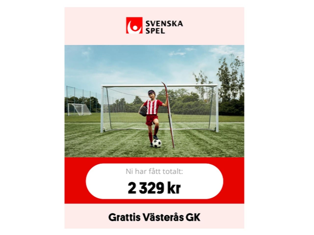 Tack för Gräsrotspengarna! 💚