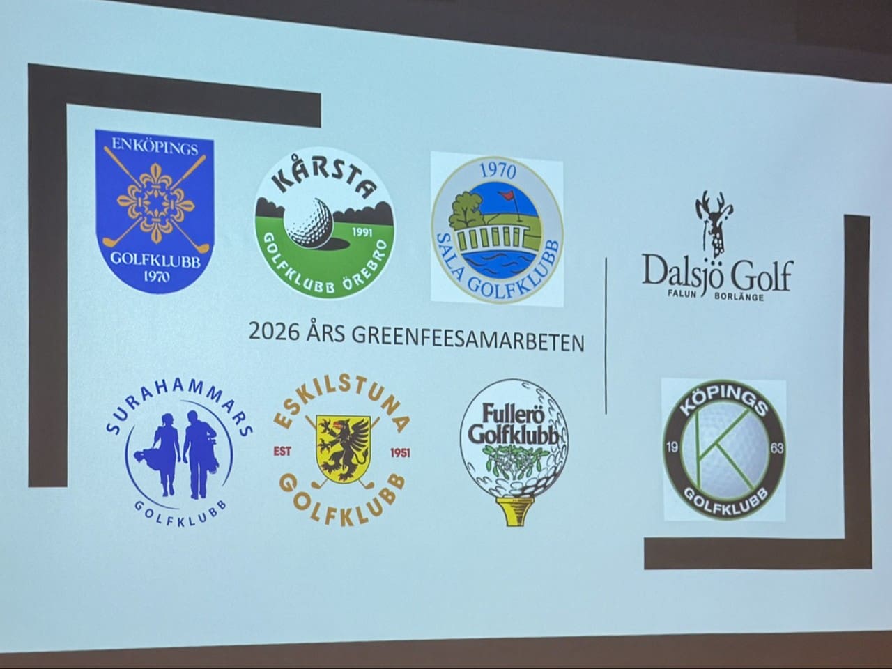 Greenfee-samarbeten för säsongen 2026